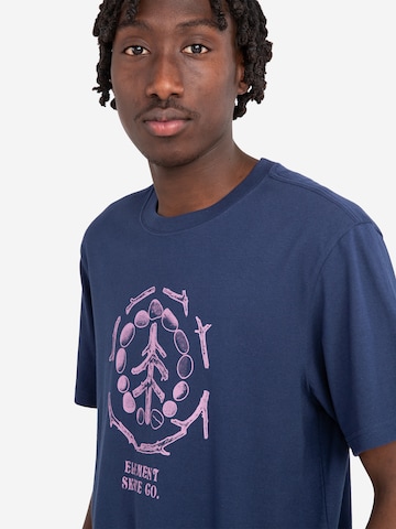 ELEMENT T-Shirt 'FINDINGS' in Blau