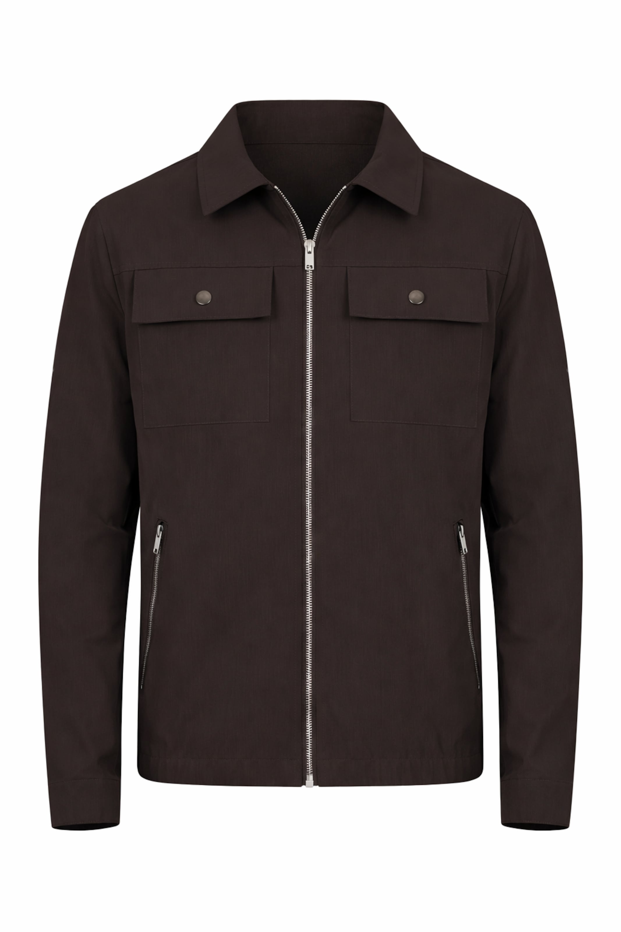 BRAVE SOUL Overgangsjakke i mørkebrun, Produktvisning