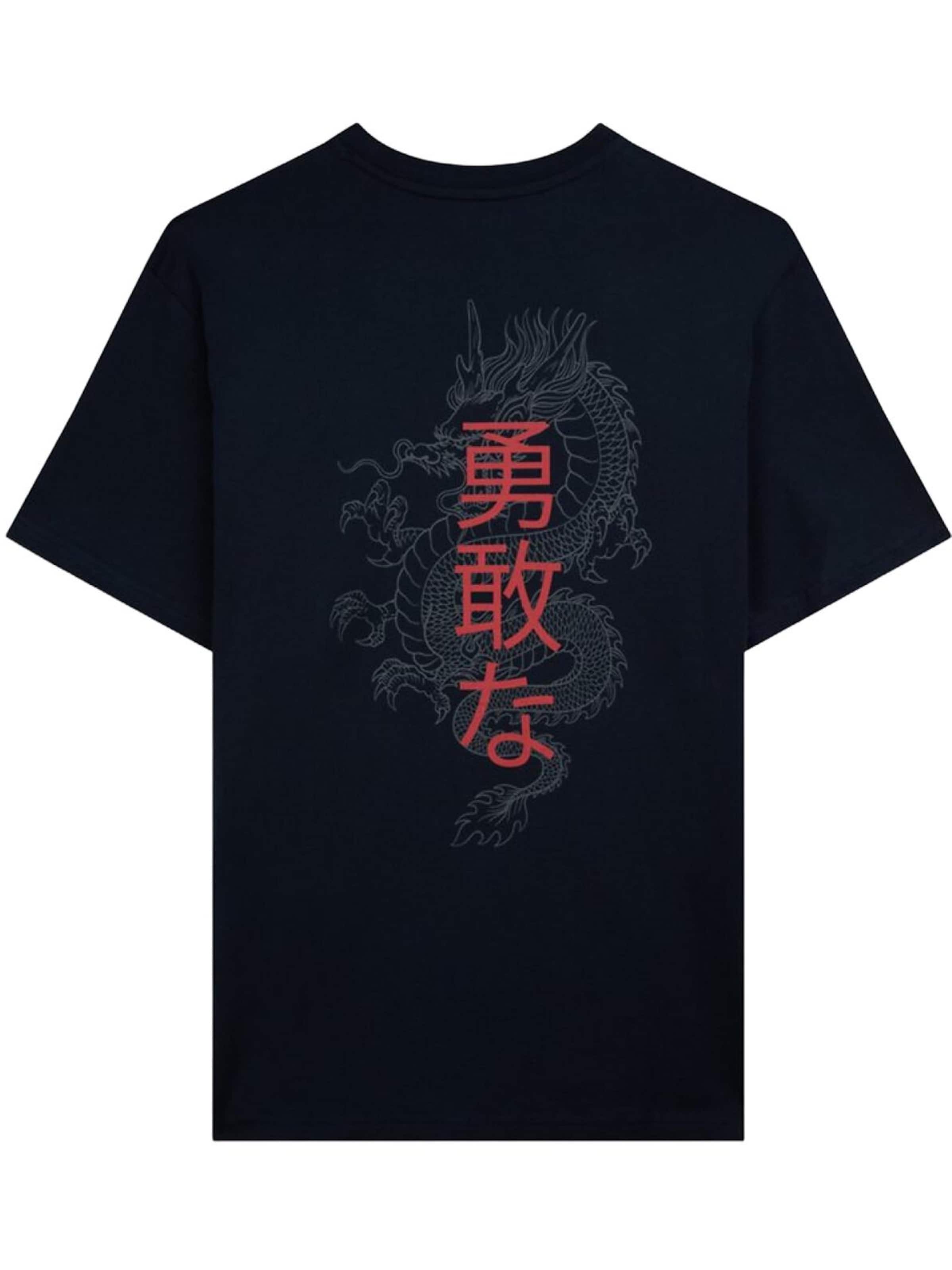 LTB Jeans Shirt 'LTB Jeans Herren T-Shirt mit japanischem Rückendruck' in Blue: front
