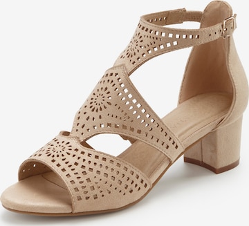 Décolleté sling di LASCANA in beige: frontale