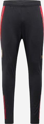 ADIDAS PERFORMANCE - Slimfit Pantalón deportivo 'Belgien Tiro 24 Competition' en negro: frente