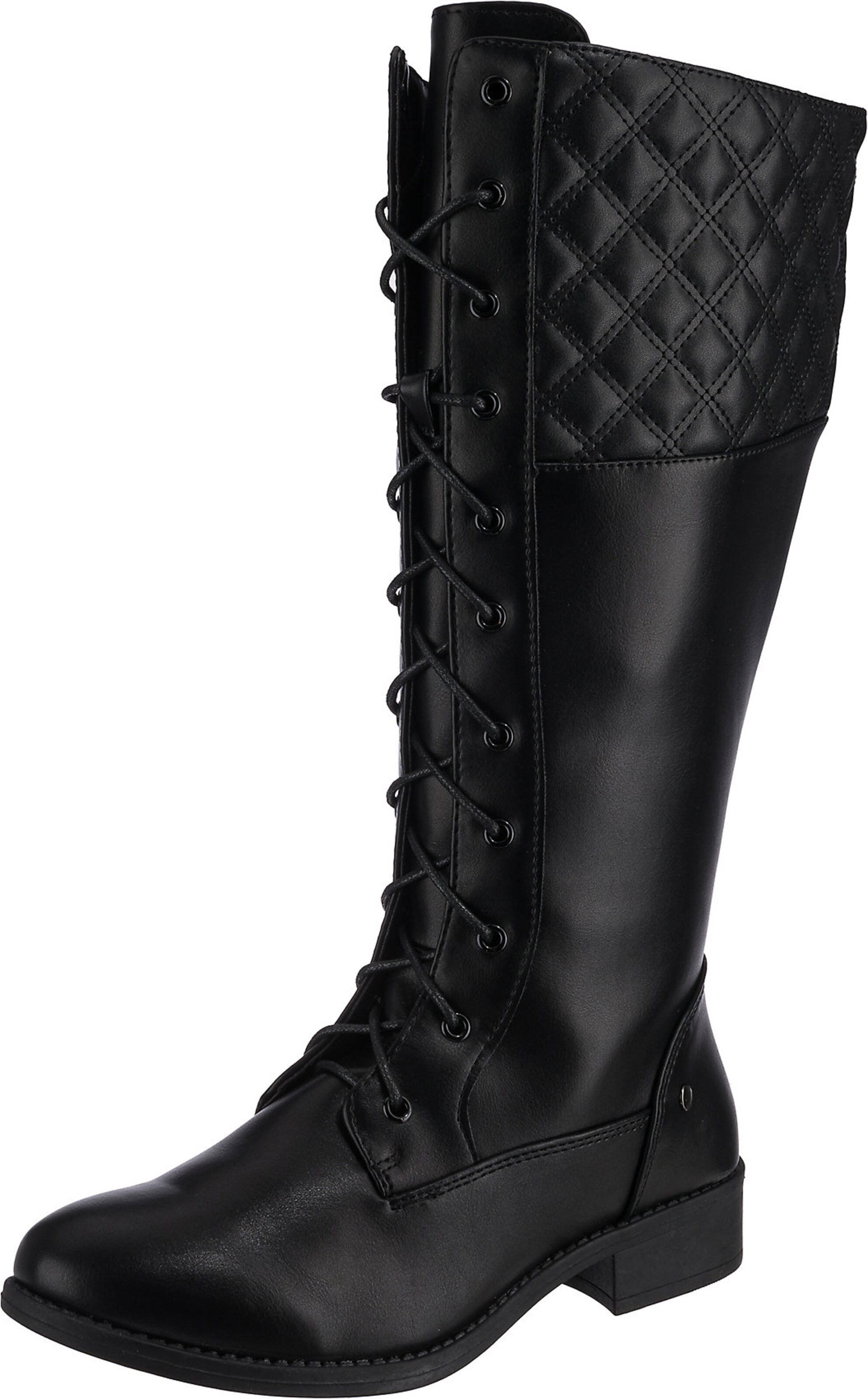 Frauen Stiefel Inselhauptstadt Schnürstiefel in Schwarz - BR46259 Frauen Stiefel Inselhauptstadt Schnürstiefel in Schwarz - BR46259