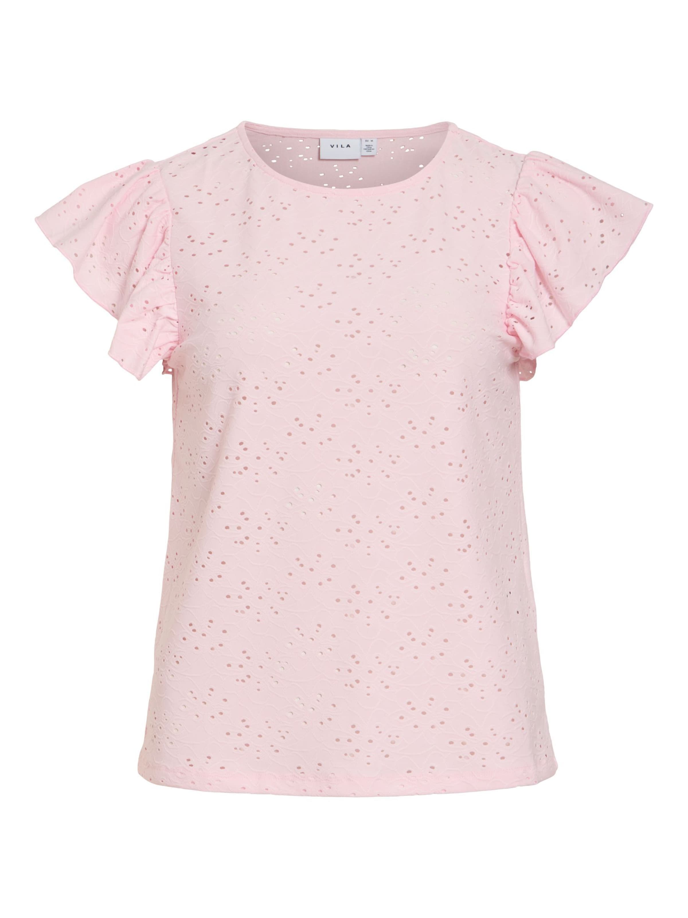 VILA Blouse 'VIKawa' in Roze: voorkant