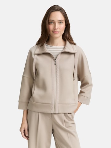 TOM TAILOR Sweatvest in Grijs: voorkant