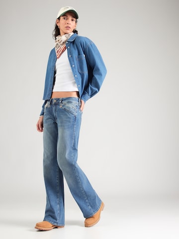 Herrlicher Wide Leg Farkut 'Prime' värissä sininen