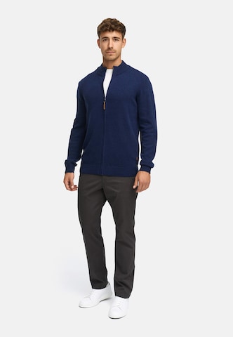 INDICODE JEANS Knit cardigan 'Margous' in Blue
