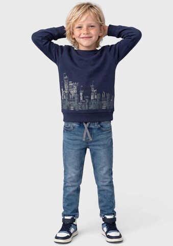 s.Oliver Sweatshirt in Blauw: voorkant