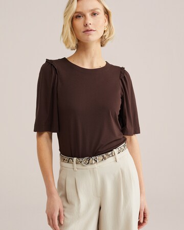 WE Fashion Koszulka w kolorze brązowy: przód