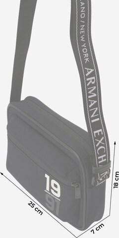 ARMANI EXCHANGE Чанта за през рамо тип преметка в синьо