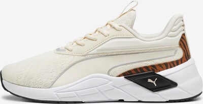 PUMA Loopschoen 'Lex' in de kleur Lichtbeige / Zilvergrijs / Donkeroranje / Zwart, Productweergave