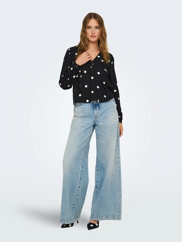 ONLY Blouse 'ONLBelem' in Zwart: voorkant