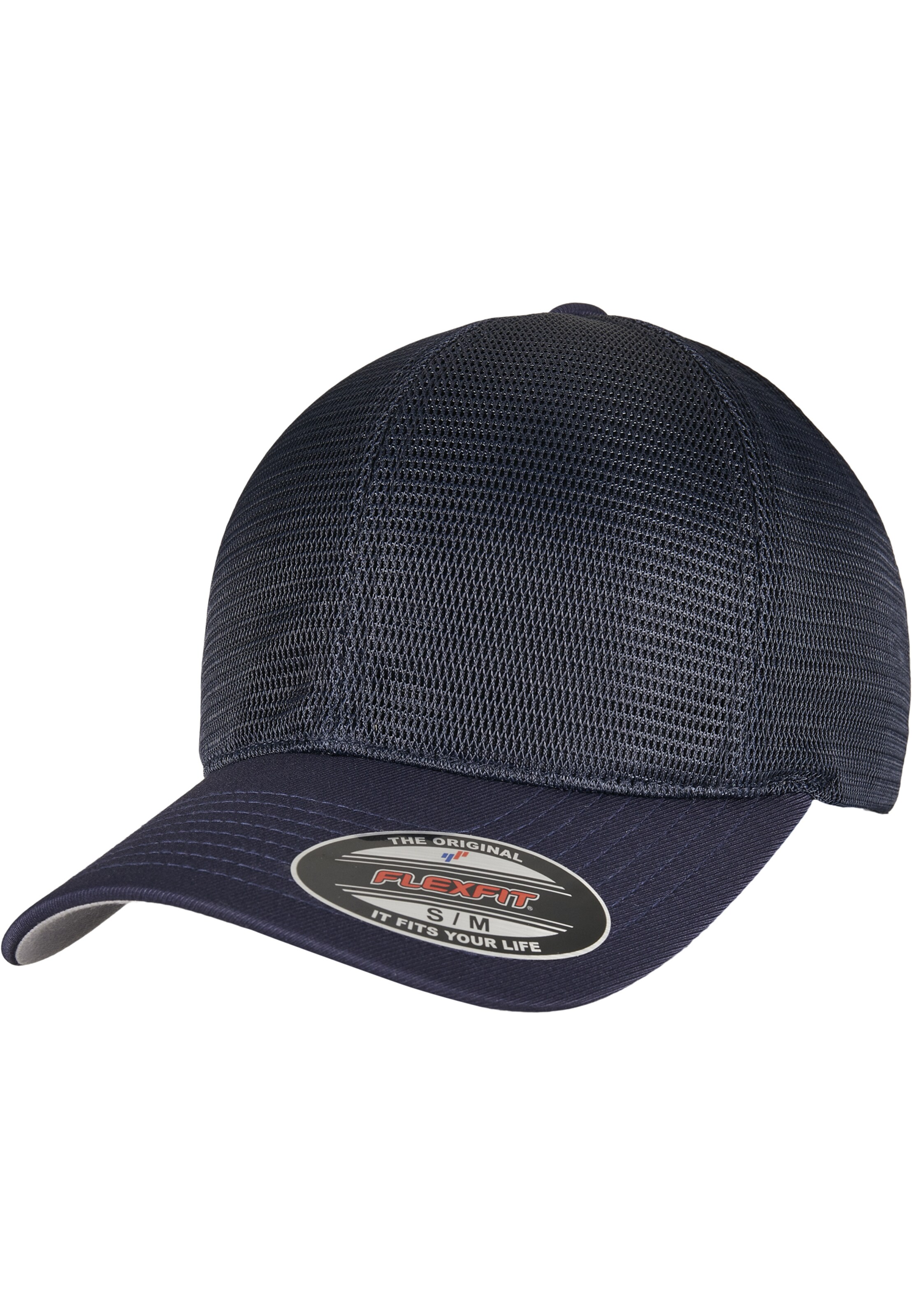 Cappello da baseball '360 OMNIMESH' di Flexfit in blu: frontale