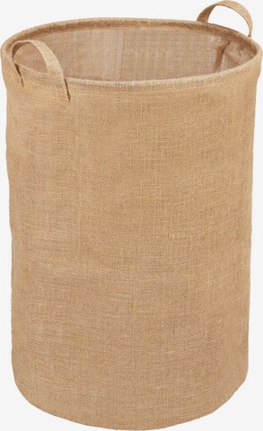 Wenko Laundry Basket 'Juna' in Brown: front