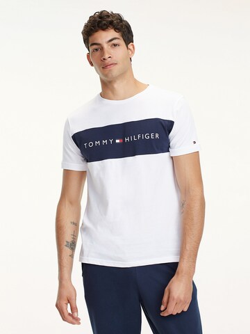 Tommy Hilfiger Underwear Regular Schlafshirt in Weiß: predná strana