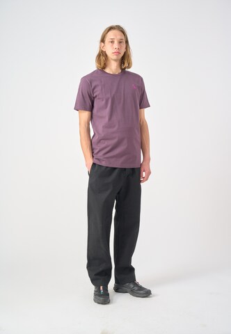 Cleptomanicx T-Shirt 'Dance Gull' in Lila