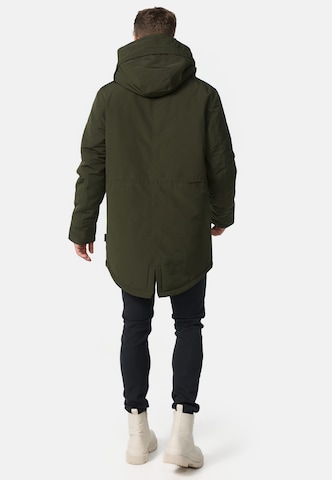 INDICODE JEANS Winterparka 'Benicio' in Grün