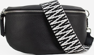 lePelou Fanny Pack 'MIRA medium' in Black: front