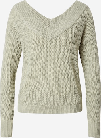 ONLY Sweater 'MELTON' in Green: front