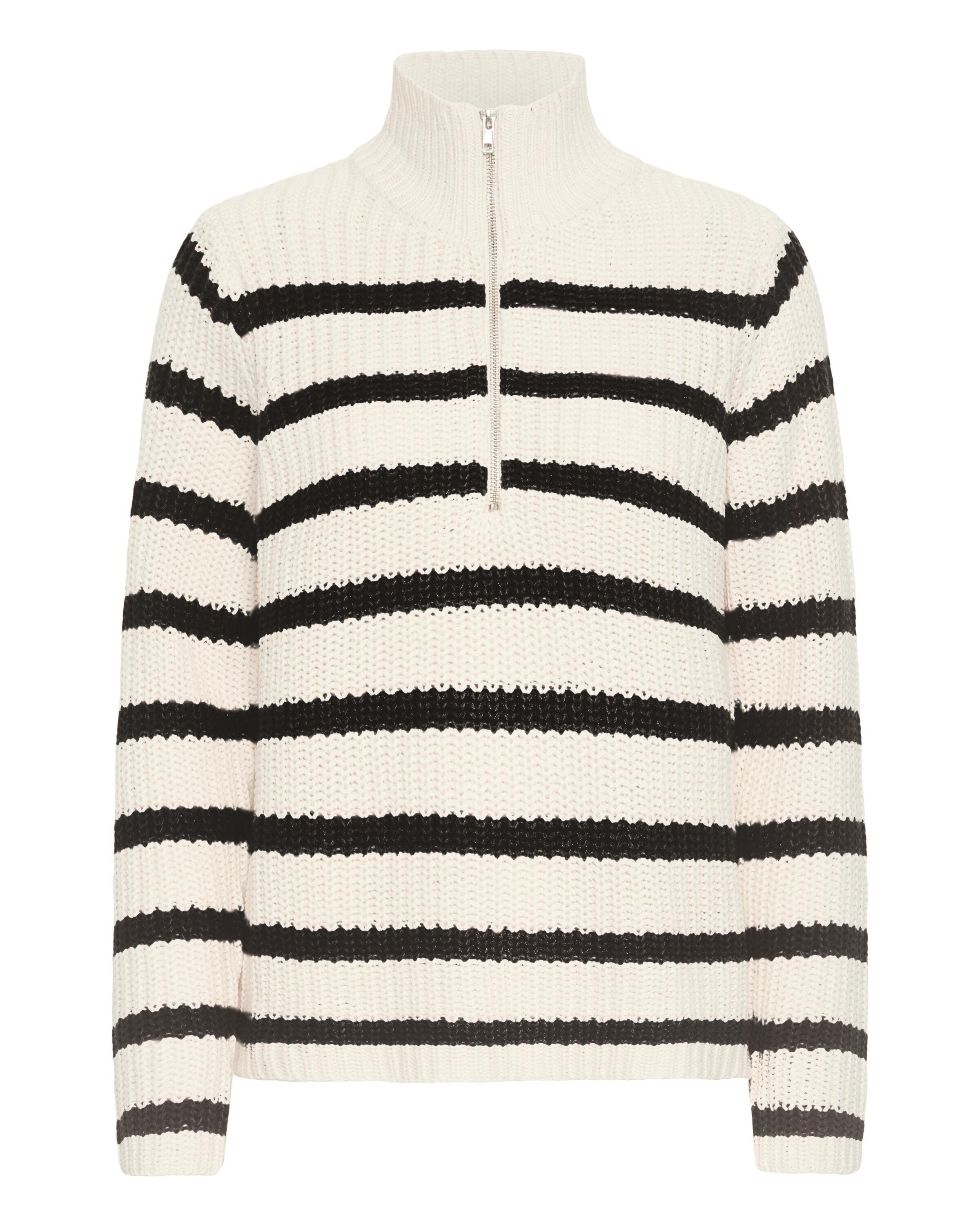 Fransa Jersey 'KAMIA' en L en negro / blanco cáscara de huevo, Vista del producto