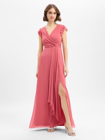 Marie Lund Avondjurk in Roze: voorkant