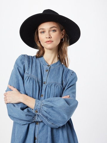 Whistles بلوزة طويلة 'CHAMBRAY' بلون أزرق