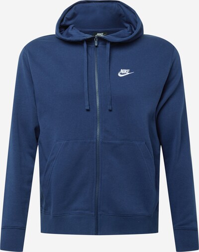 Džemperis iš Nike Sportswear, spalva – tamsiai mėlyna / balta, Prekių apžvalga
