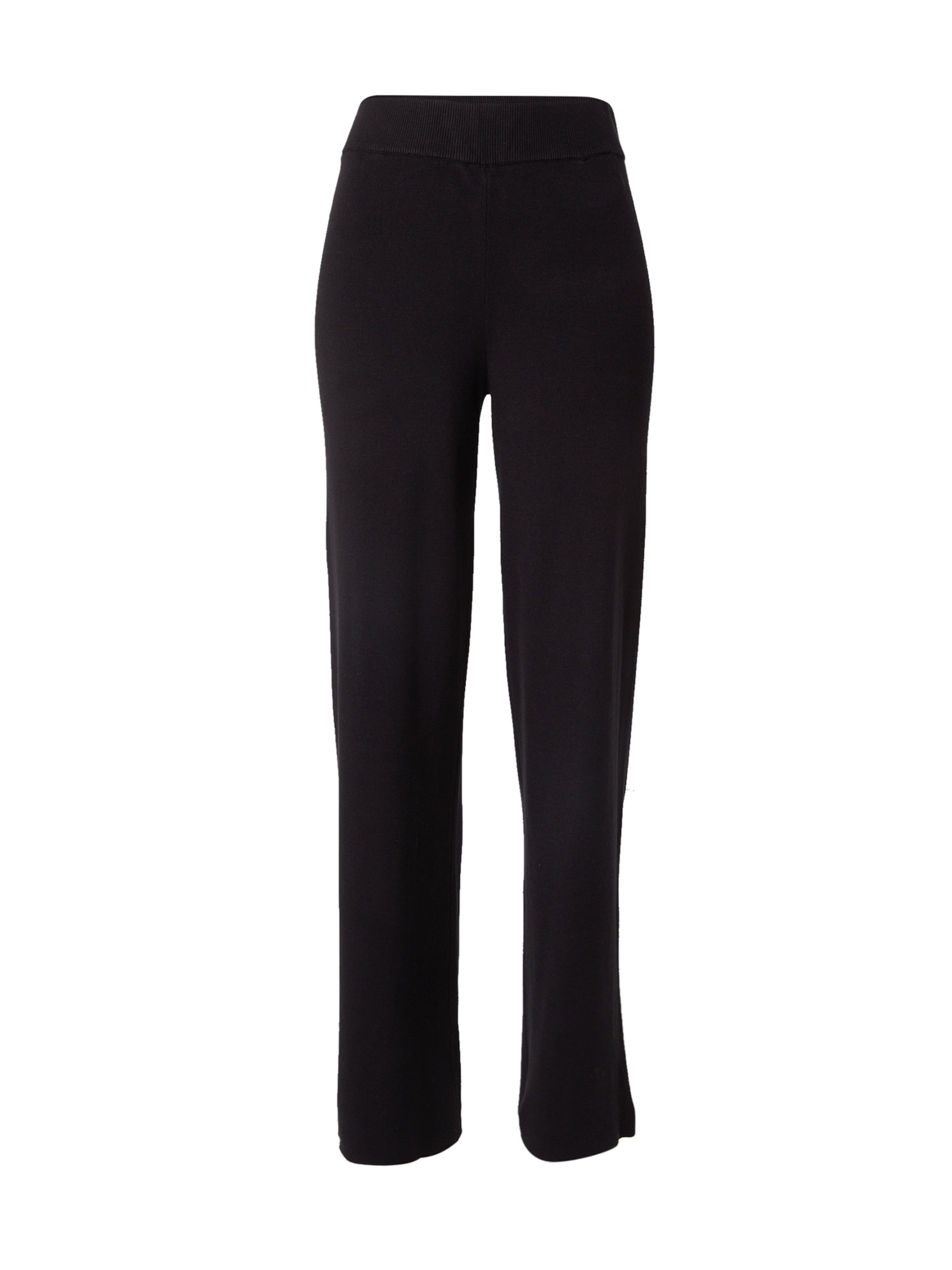 YAS Wide leg Παντελόνι 'YASFONNY' σε μαύρο: μπροστά