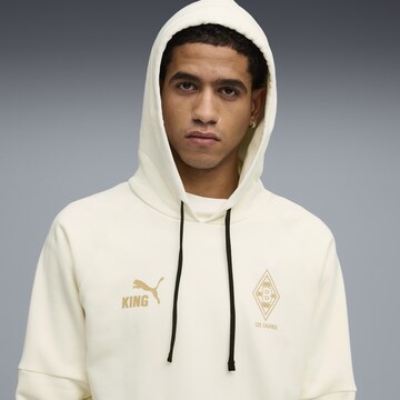 PUMA Sports sweatshirt 'Borussia Mönchengladbach King' in White