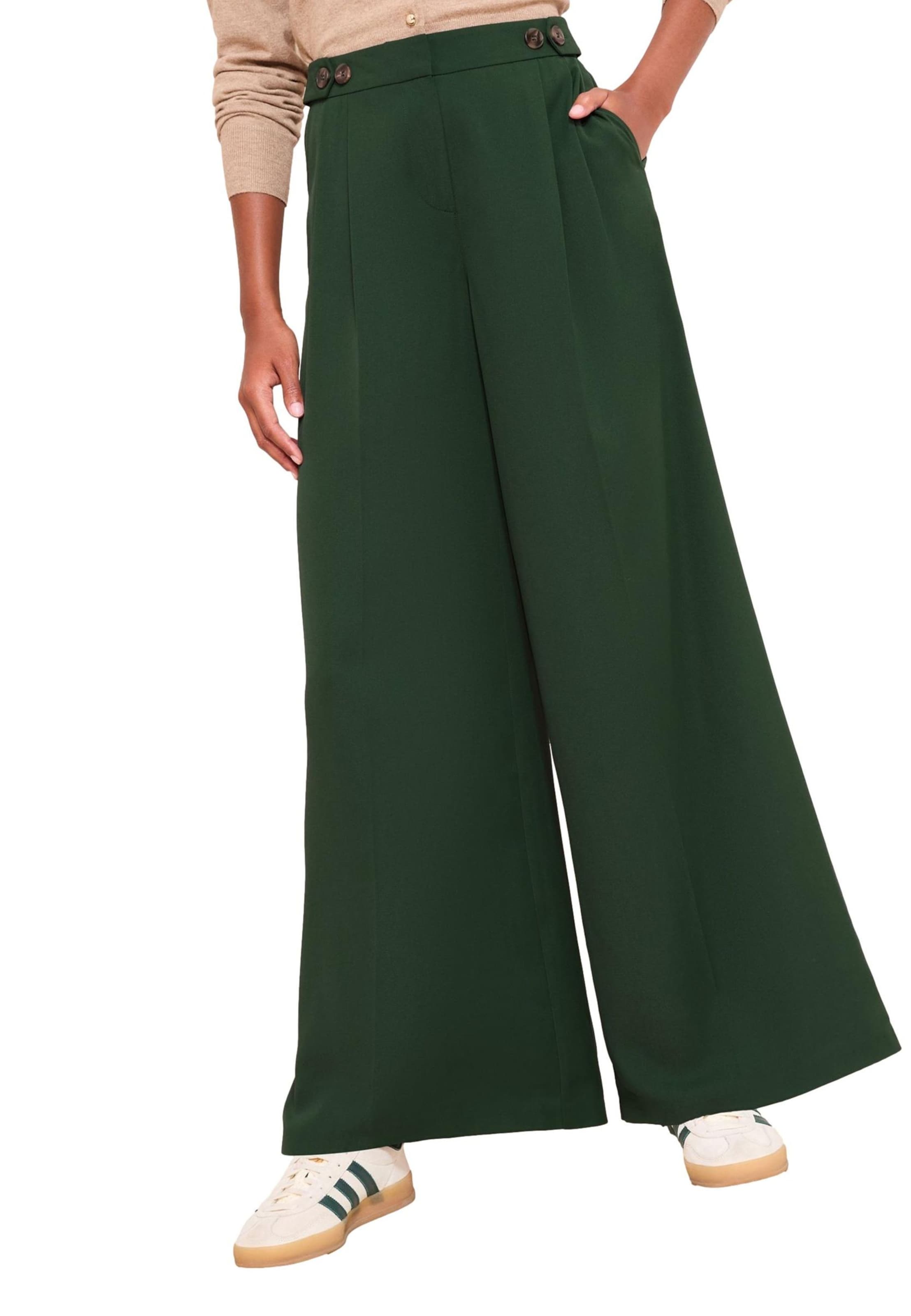 Friends Like These Брюки со складками в Зеленый: спереди