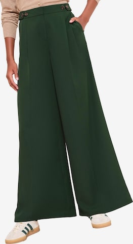 Friends Like These Брюки со складками в Зеленый: спереди