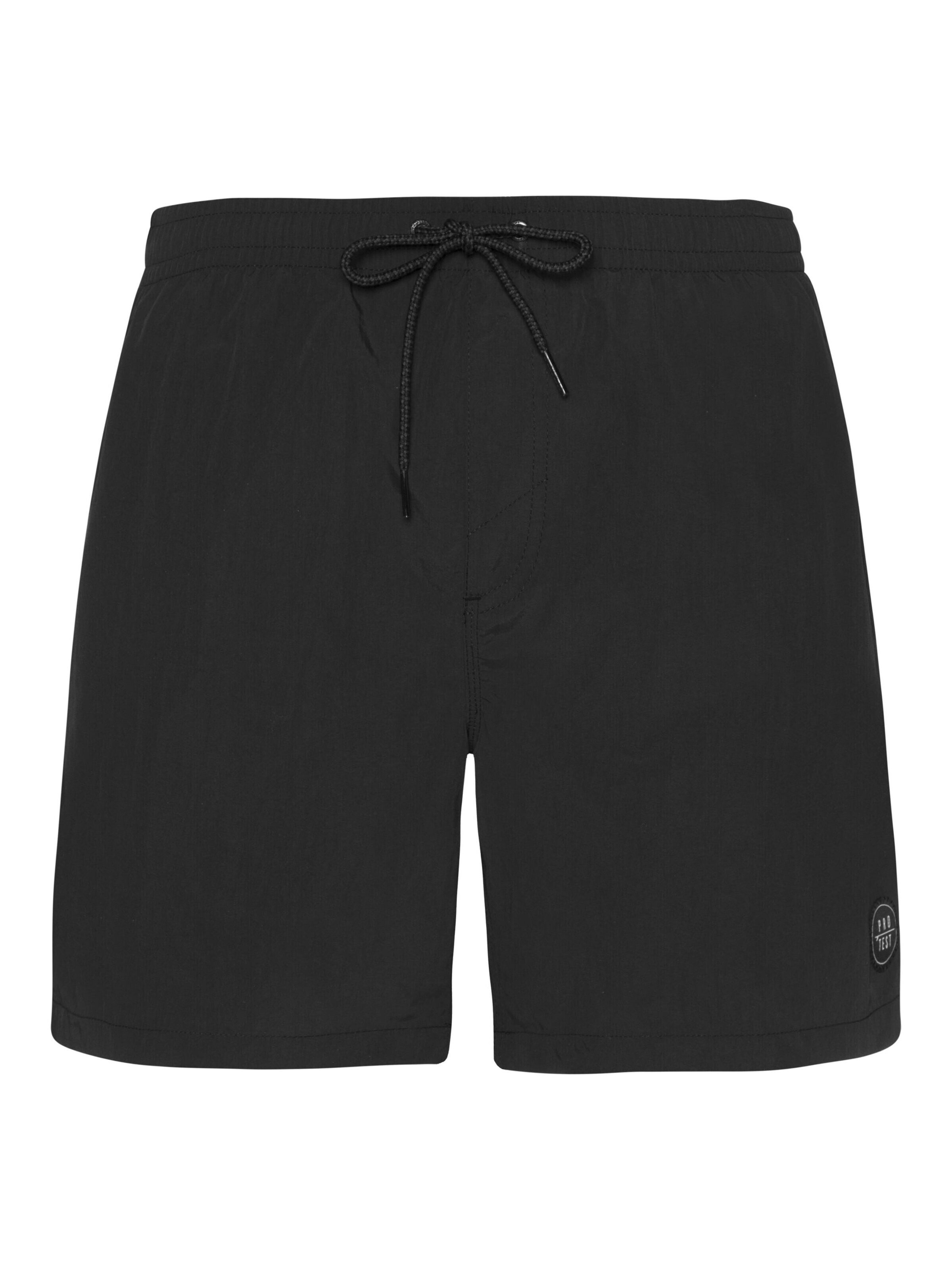 Shorts de bain 'Faster' PROTEST en noir : devant