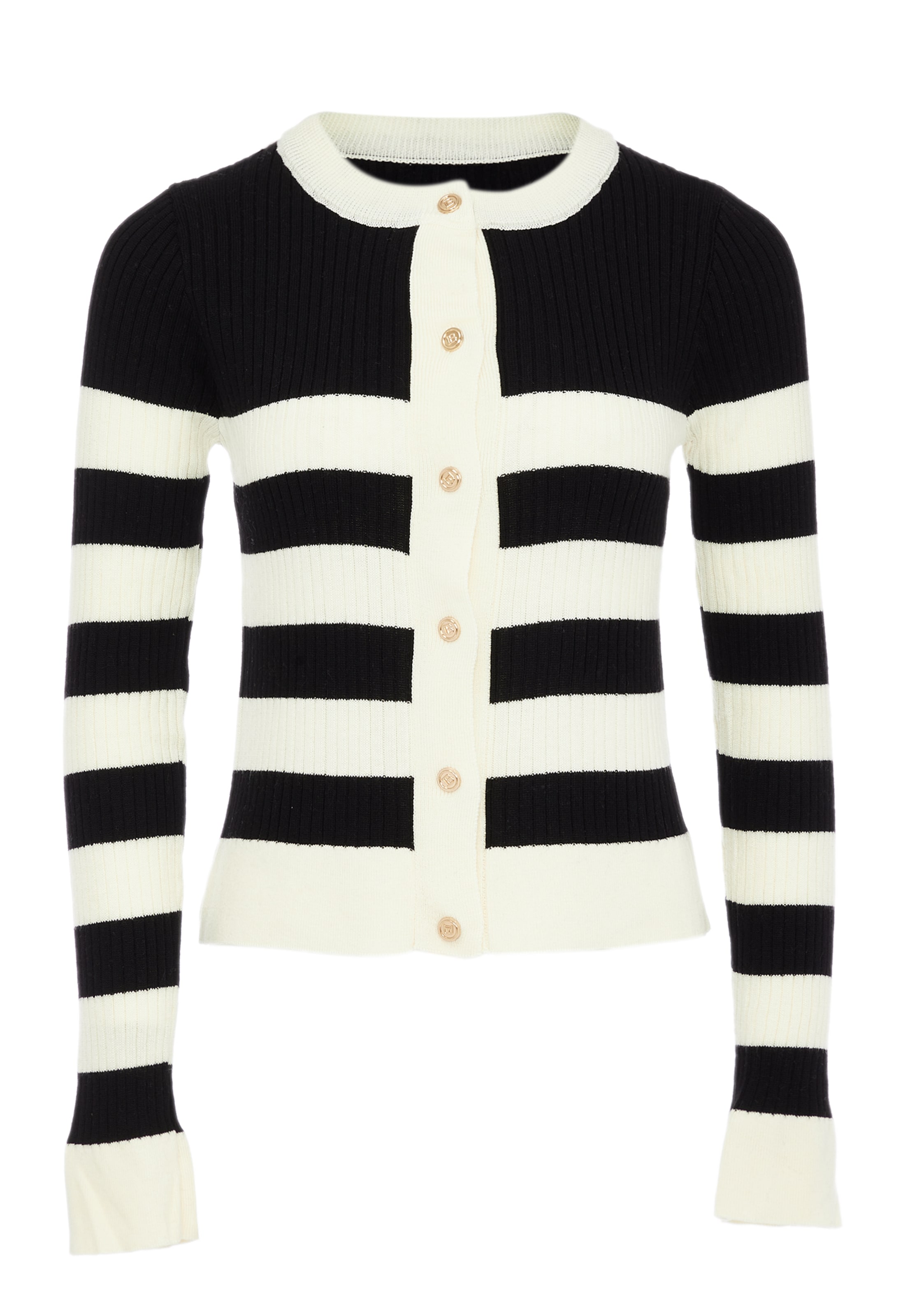 paino Strickjacke in Weiß: Vorderseite