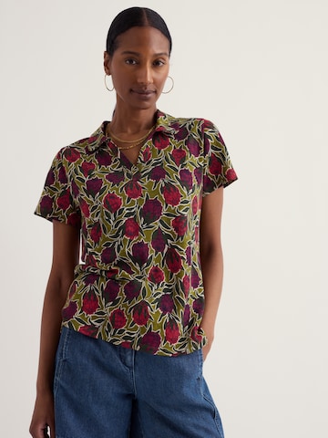 Seasalt Cornwall Shirt 'Wavecrest' in Green: front