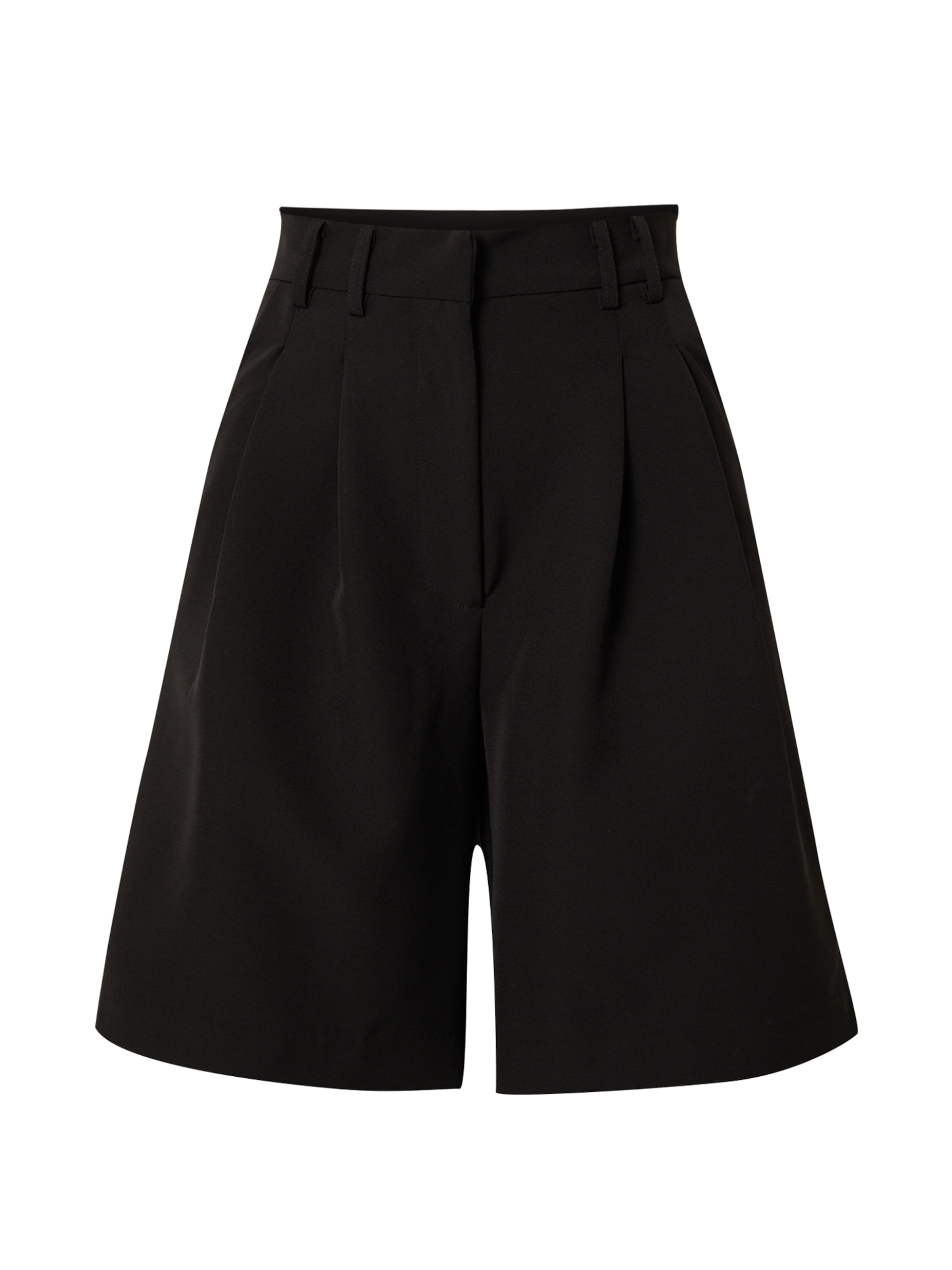 LeGer by Lena Gercke Veckad byxa 'Athina' i svart: framsida