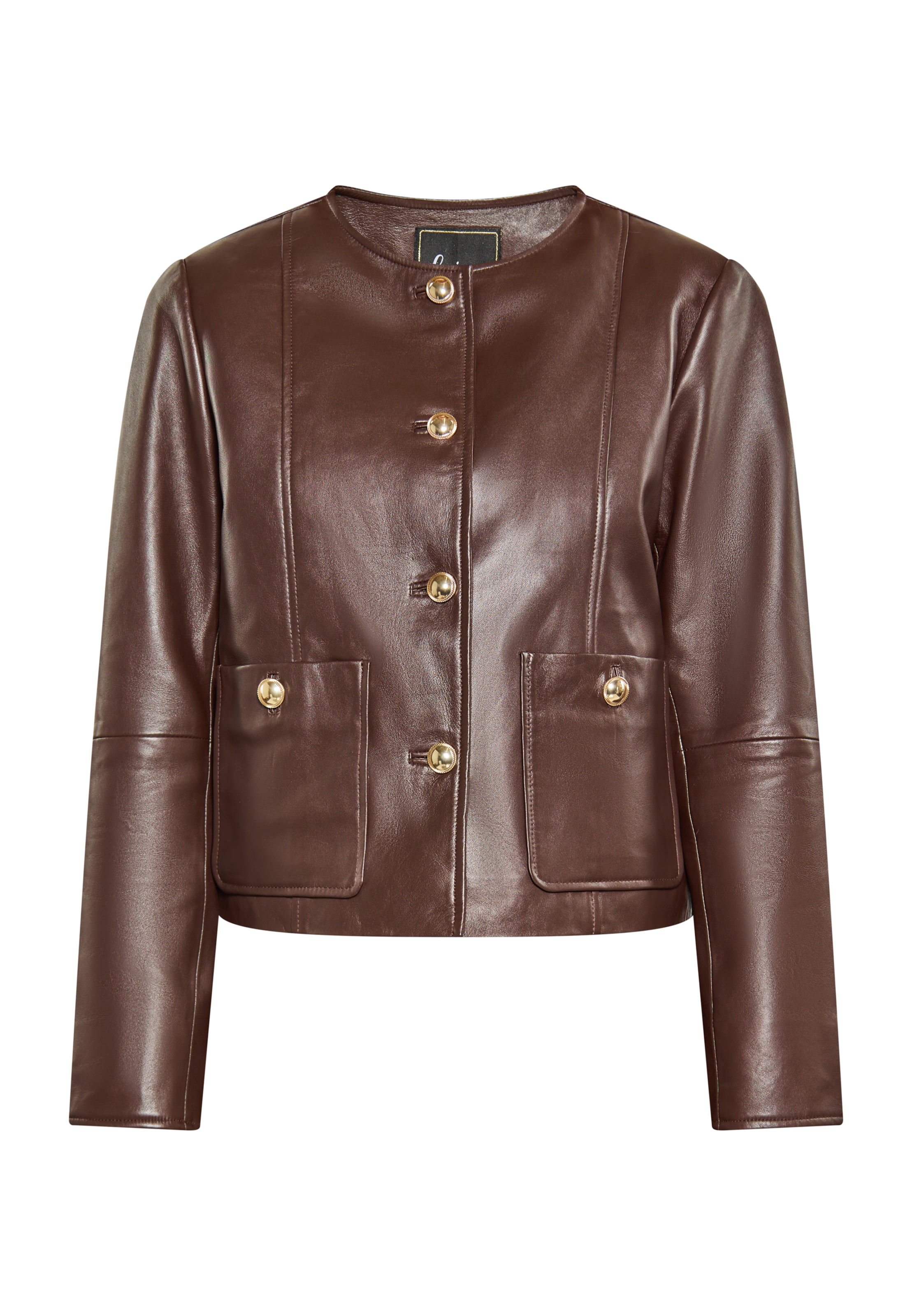 faina Between-Season Jacket in Brown: front