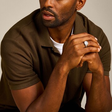 FOSSIL Ring in Silber