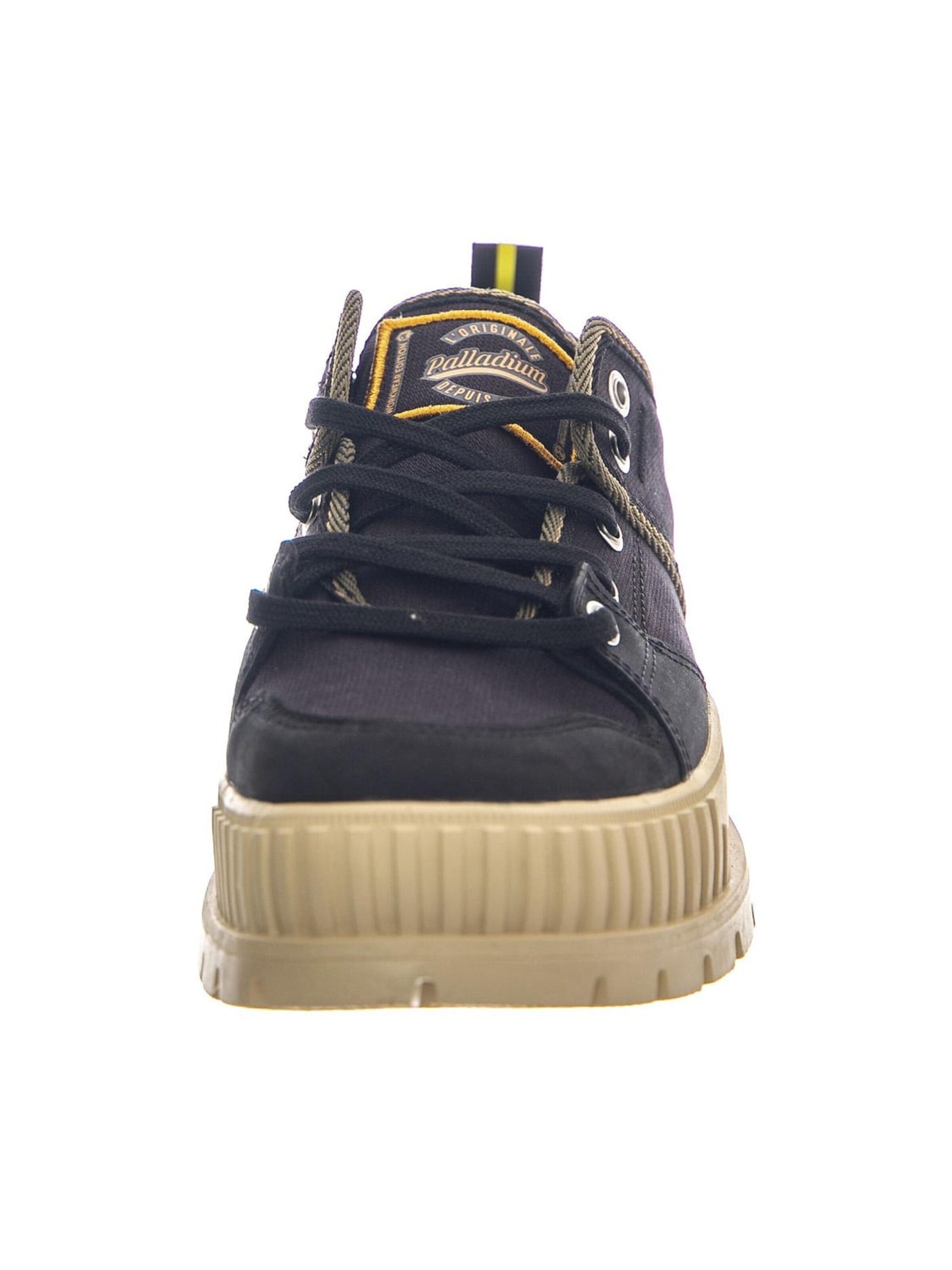 Chaussure à lacets 'Pallashock Lo WW Black Shoes' Palladium en noir