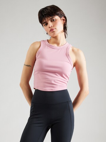 NIKE Sporttop 'ONE' in Roze: voorkant