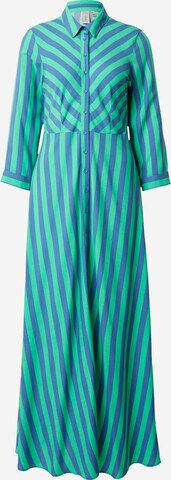 Y.A.S Košilové šaty 'SAVANNA' – modrá: přední strana