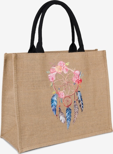 styleBREAKER Handtasche 'Leinen Henkeltasche Traumfänger' in One Size in braun, Produktansicht