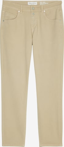 Marc O'Polo Regular Trousers 'Theda' in Beige: front