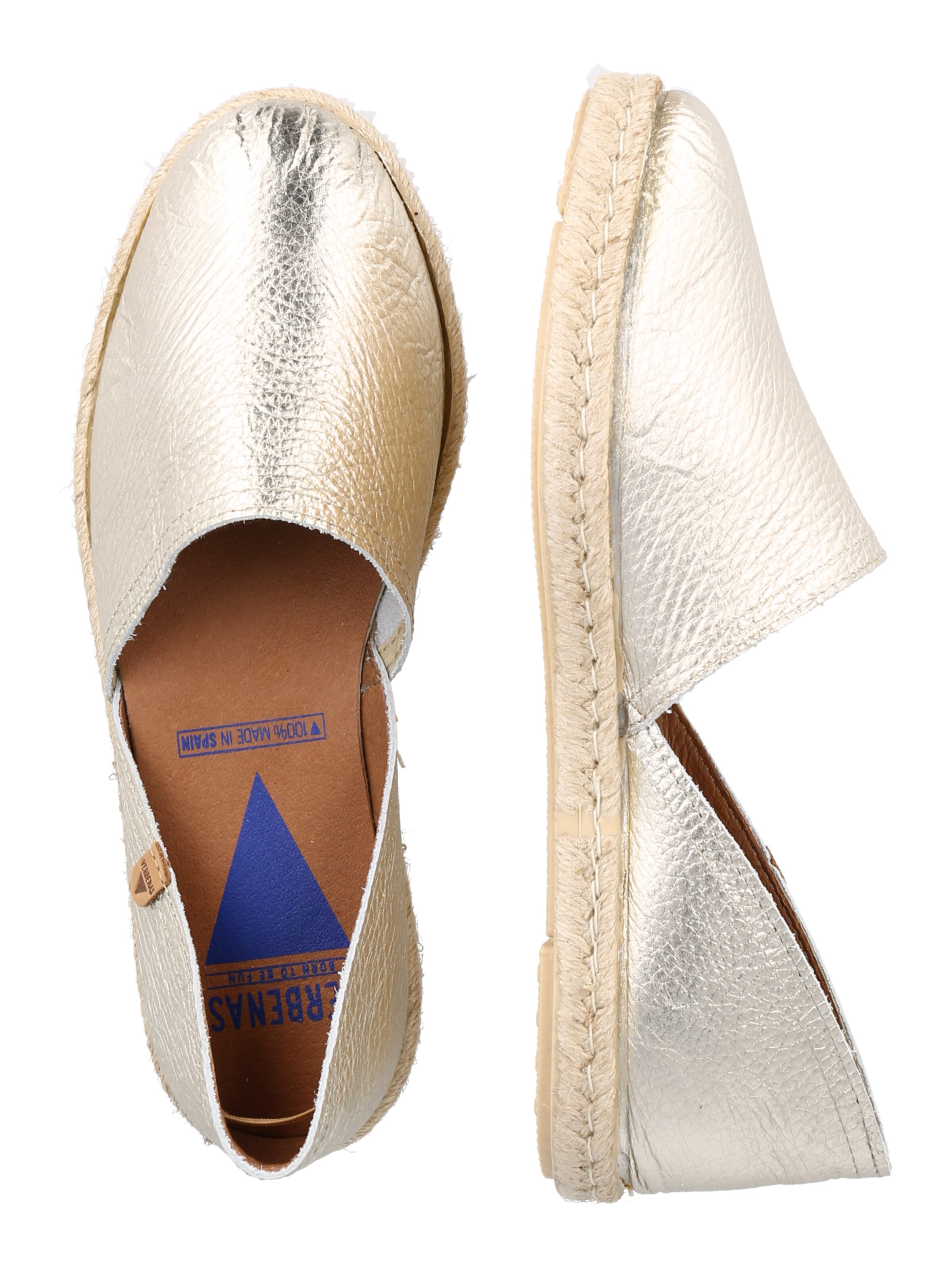 VERBENAS Espadrilles 'Carmen' in Silver