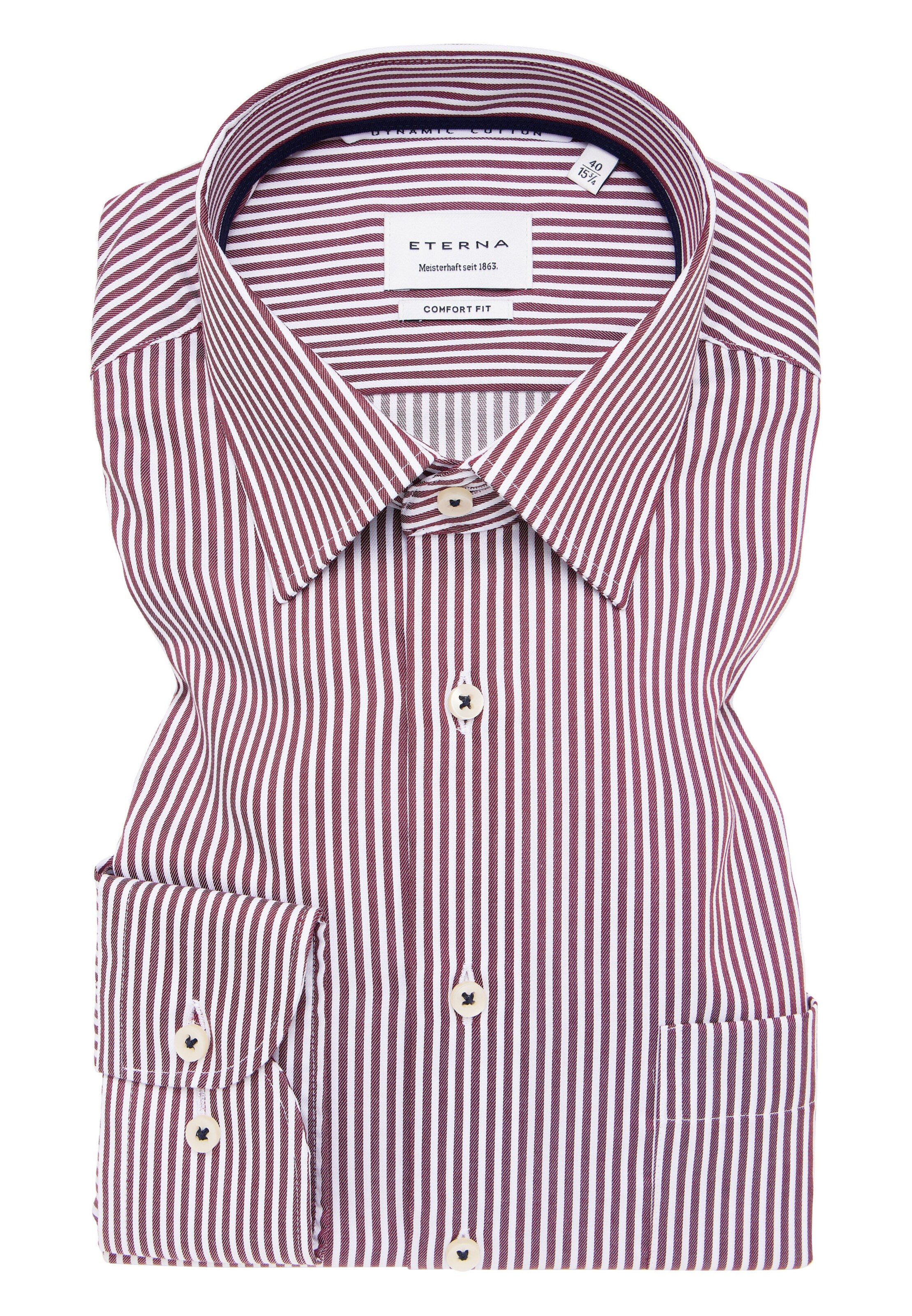 ETERNA Comfort Fit Hemd in Rot