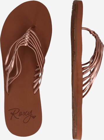 ROXY - Sandalias de dedo 'JASMINE' en oro