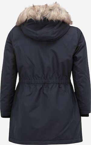 ONLY Carmakoma Winterparka 'Irena' in Blauw