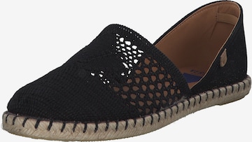 VERBENAS Espadrilles 'Carmen' in Schwarz: Vorderseite