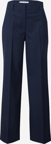 SELECTED FEMME Wide leg Trousers with creases 'PENELOPE' in Blue: front