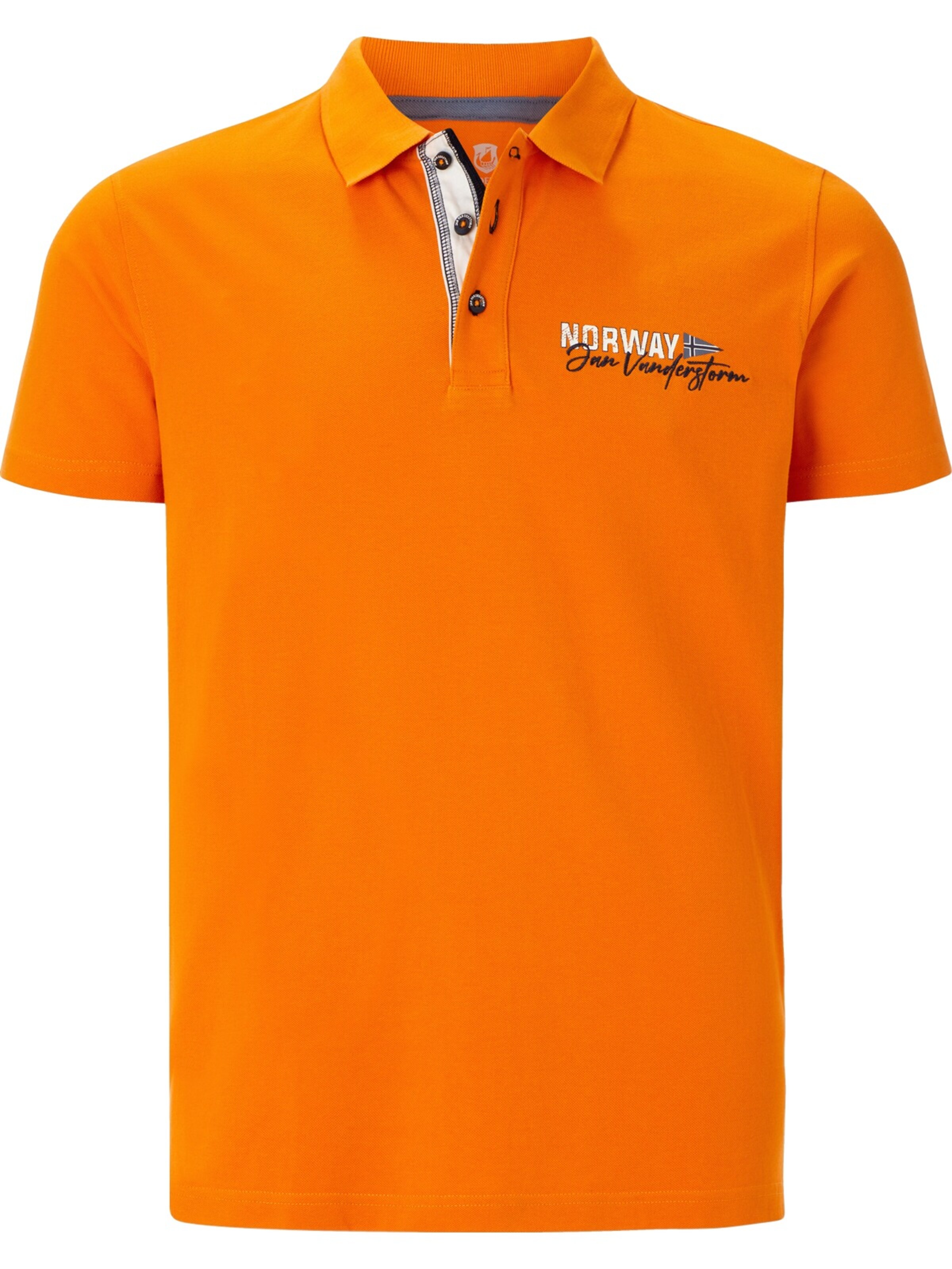 Jan Vanderstorm Shirt ' Jakov ' in Orange: front