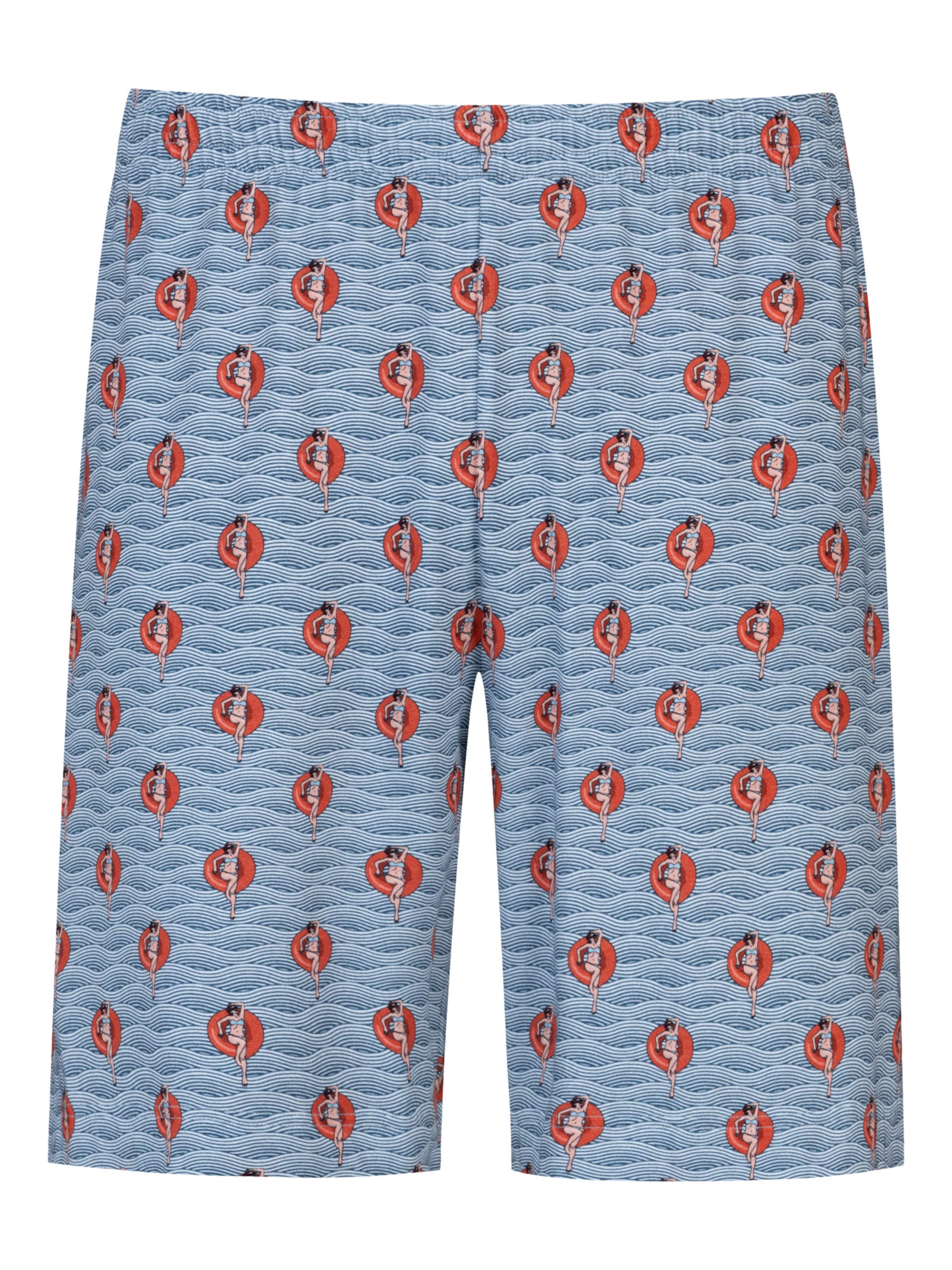 Pantalon de pyjama 'Wave Swing' Mey en bleu : devant