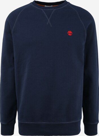 TIMBERLAND Sweatshirt in Blauw: voorkant